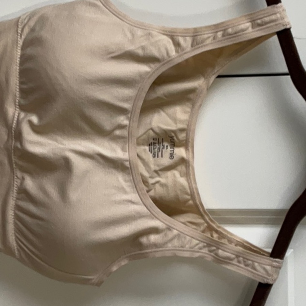 Women's Cream Sports Bra